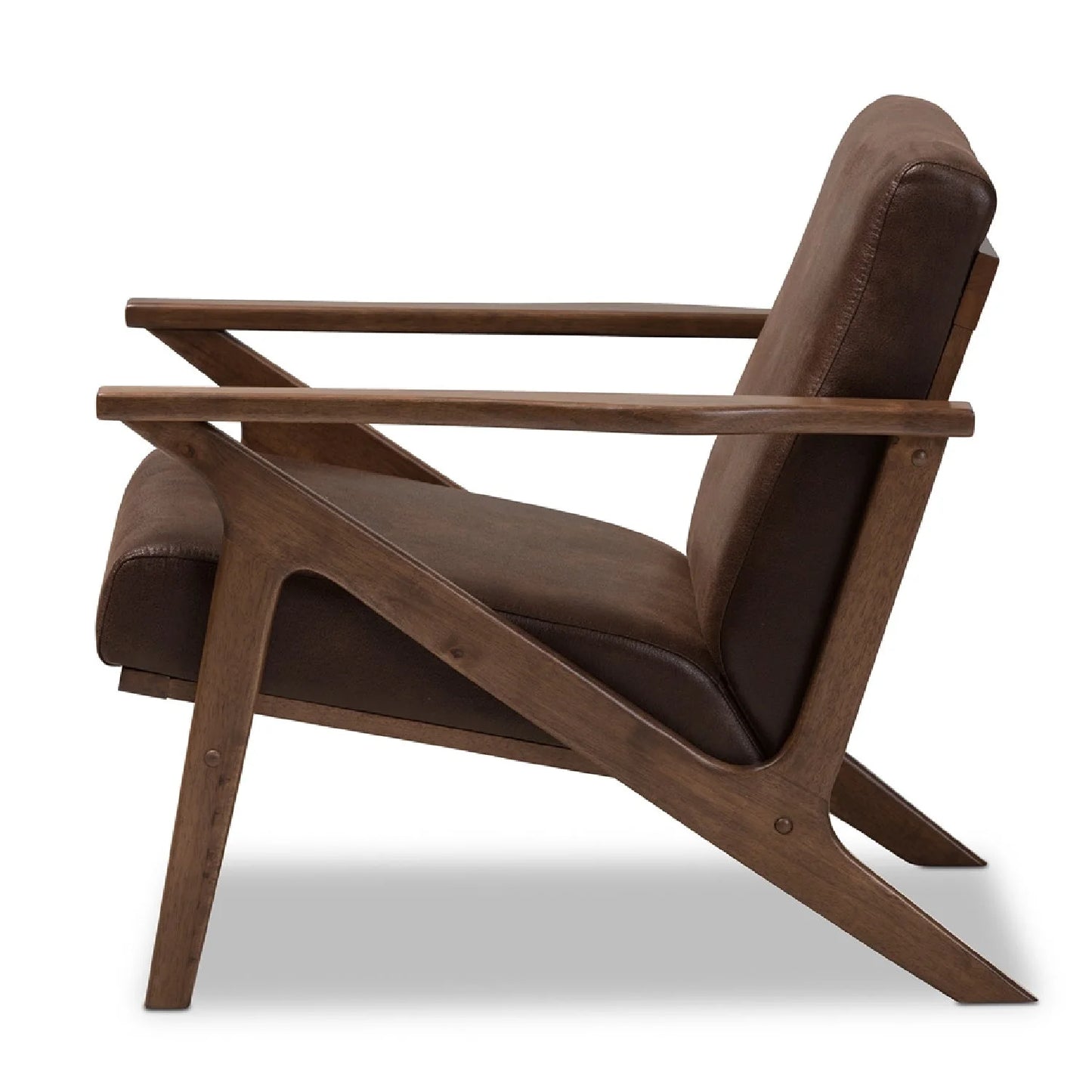 Luxury Retro Padded Lounge Chair Modern Italian Style for Villa