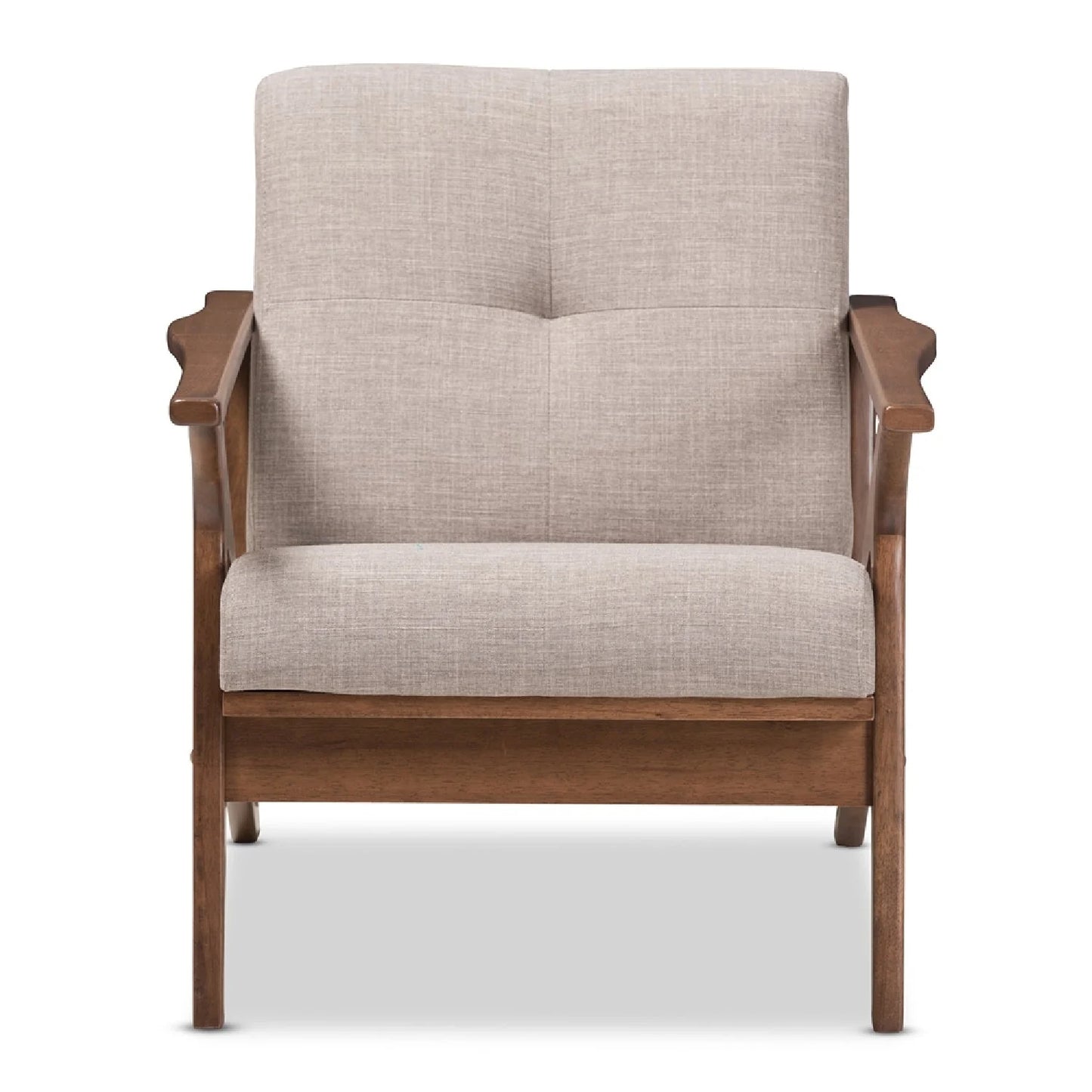 Luxury Retro Padded Lounge Chair Modern Italian Style for Villa