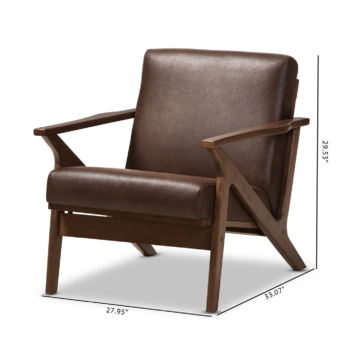 Luxury Retro Padded Lounge Chair Modern Italian Style for Villa