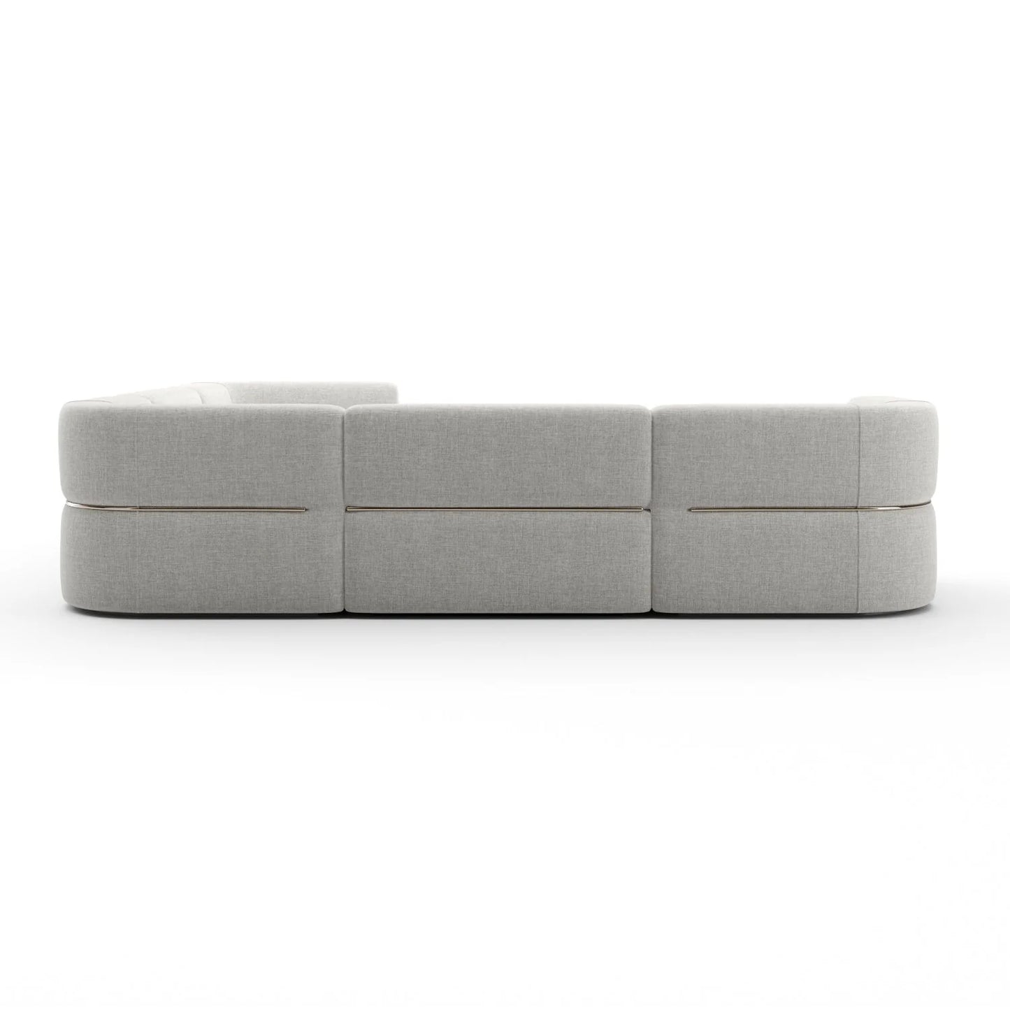 Luxury Rhythm Fabric Sectional Sofa Modern Italian Style for Villa
