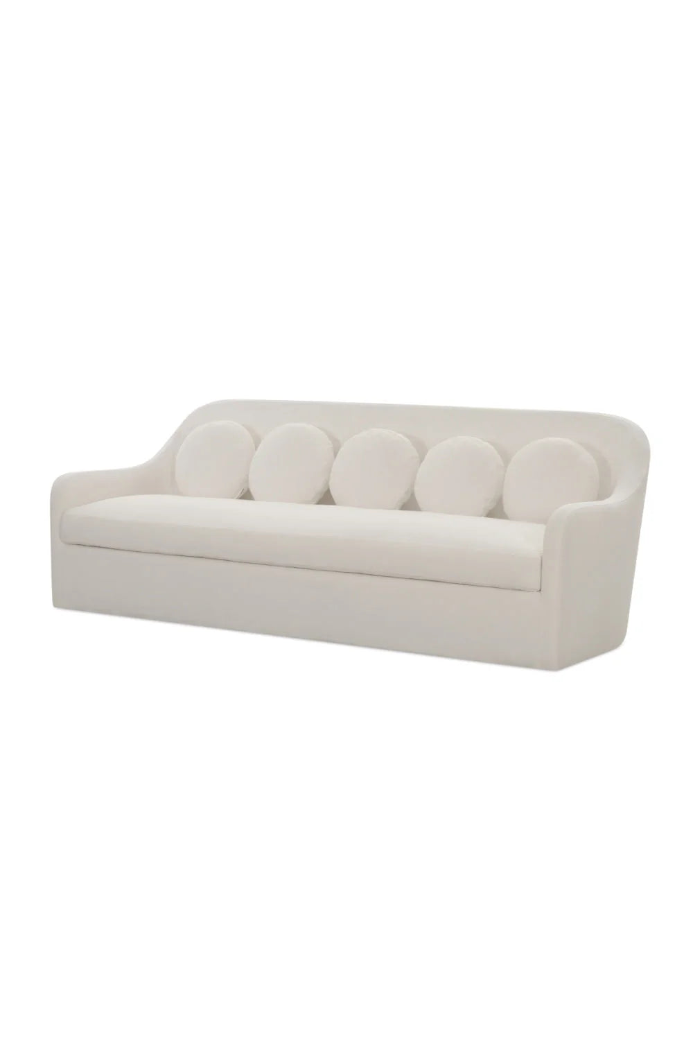 Luxury Rialto Curved Fabric Sofa Modern Italian Style for Villa