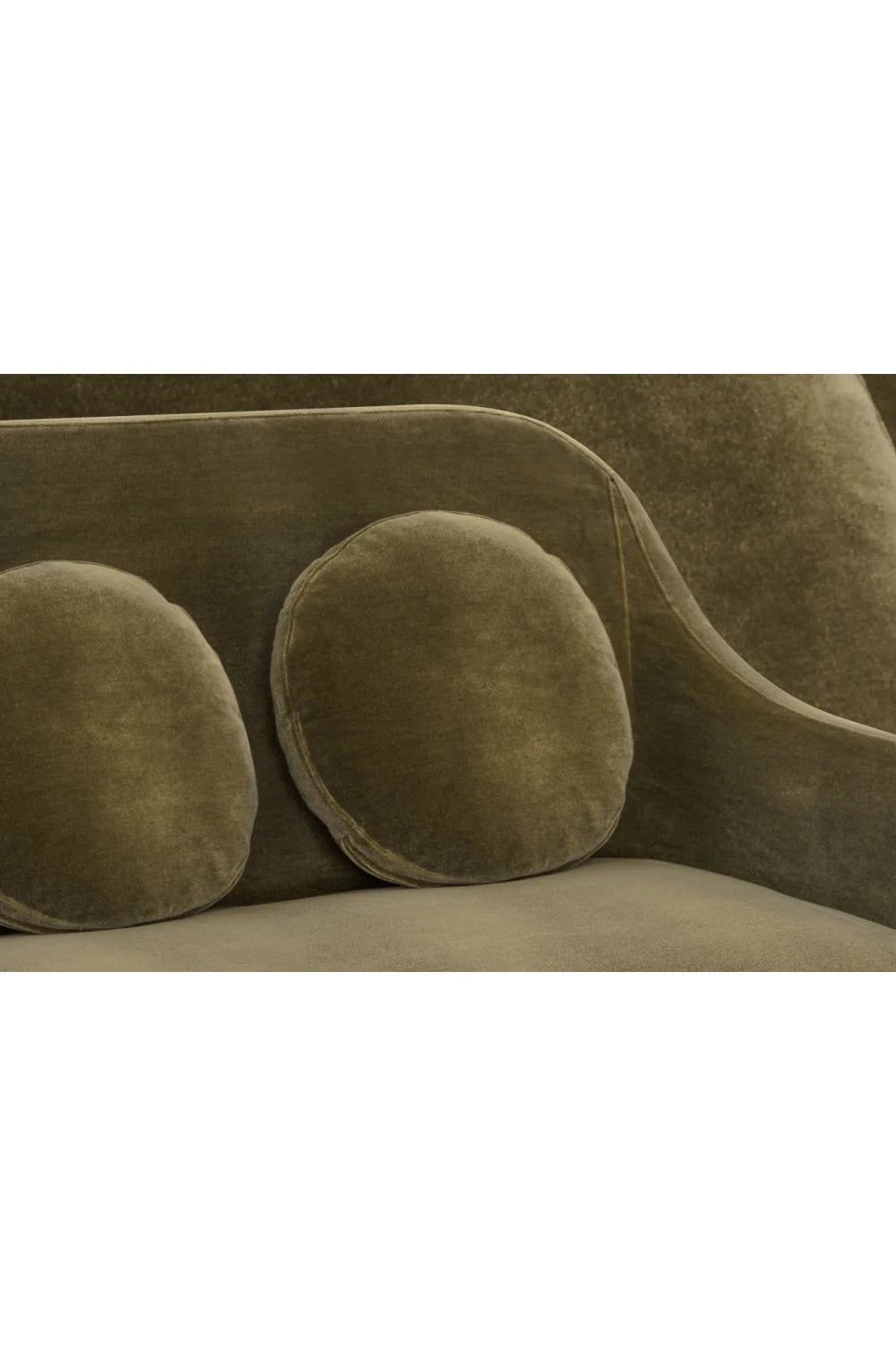 Luxury Rialto Curved Fabric Sofa Modern Italian Style for Villa