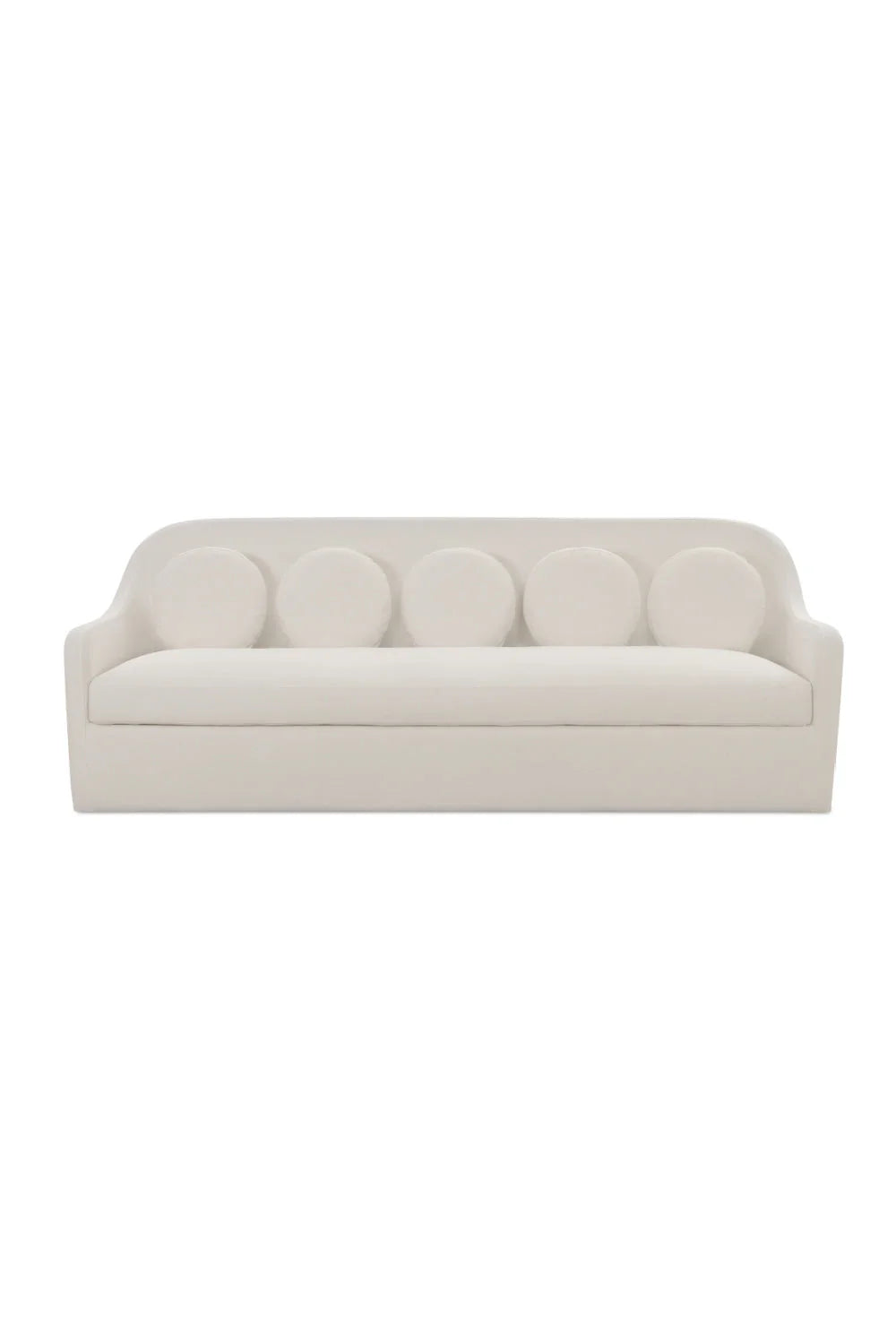 Luxury Rialto Curved Fabric Sofa Modern Italian Style for Villa