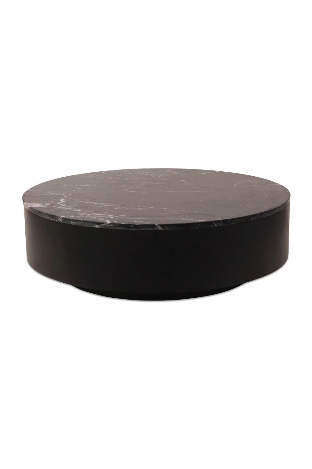 Luxury Ritual Black Marble Coffee Table Modern Italian Style for Villa