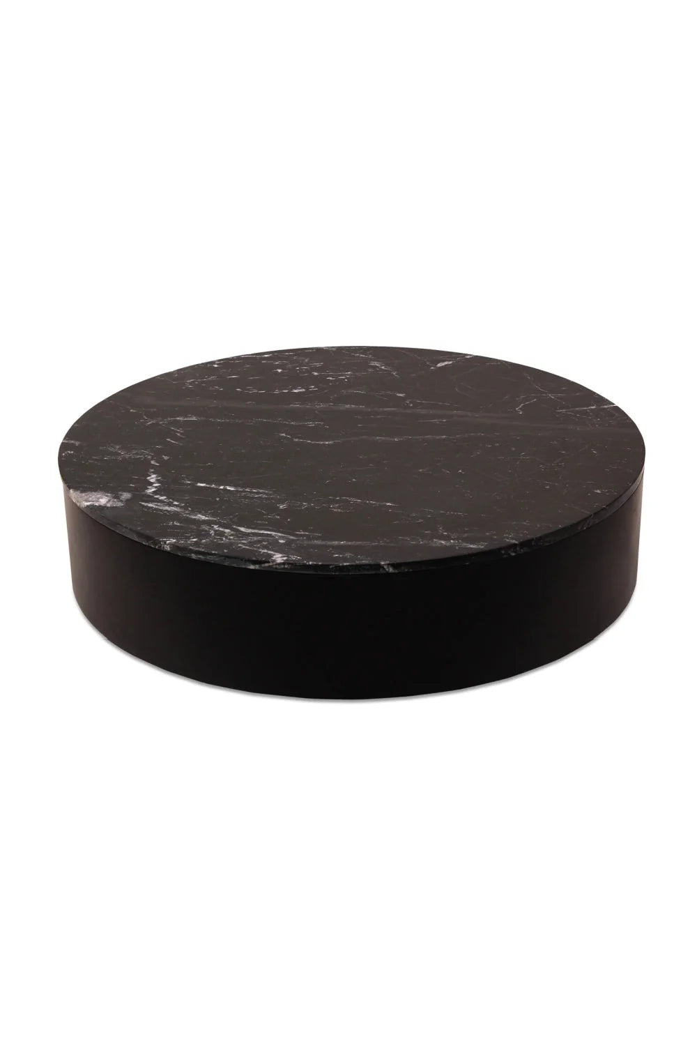 Luxury Ritual Black Marble Coffee Table Modern Italian Style for Villa