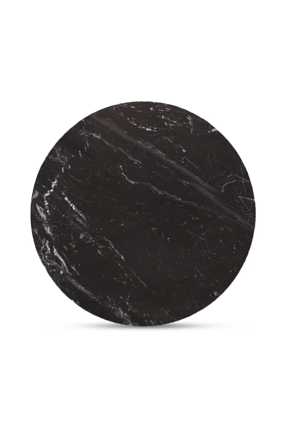 Luxury Ritual Black Marble Coffee Table Modern Italian Style for Villa
