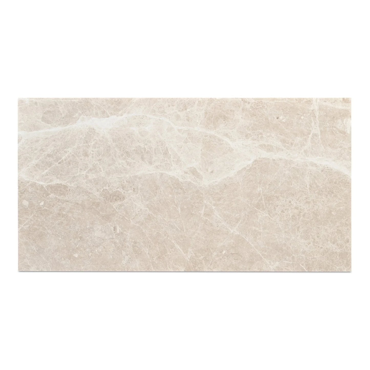 Luxury River Botticino Marble Coffee Table Modern Italian Style for Villa