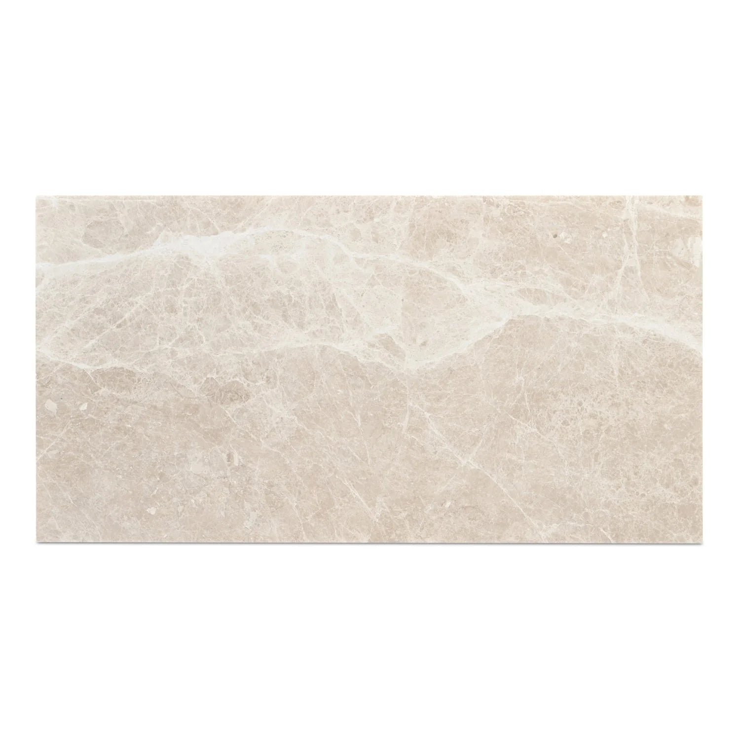 Luxury River Botticino Marble Coffee Table Modern Italian Style for Villa