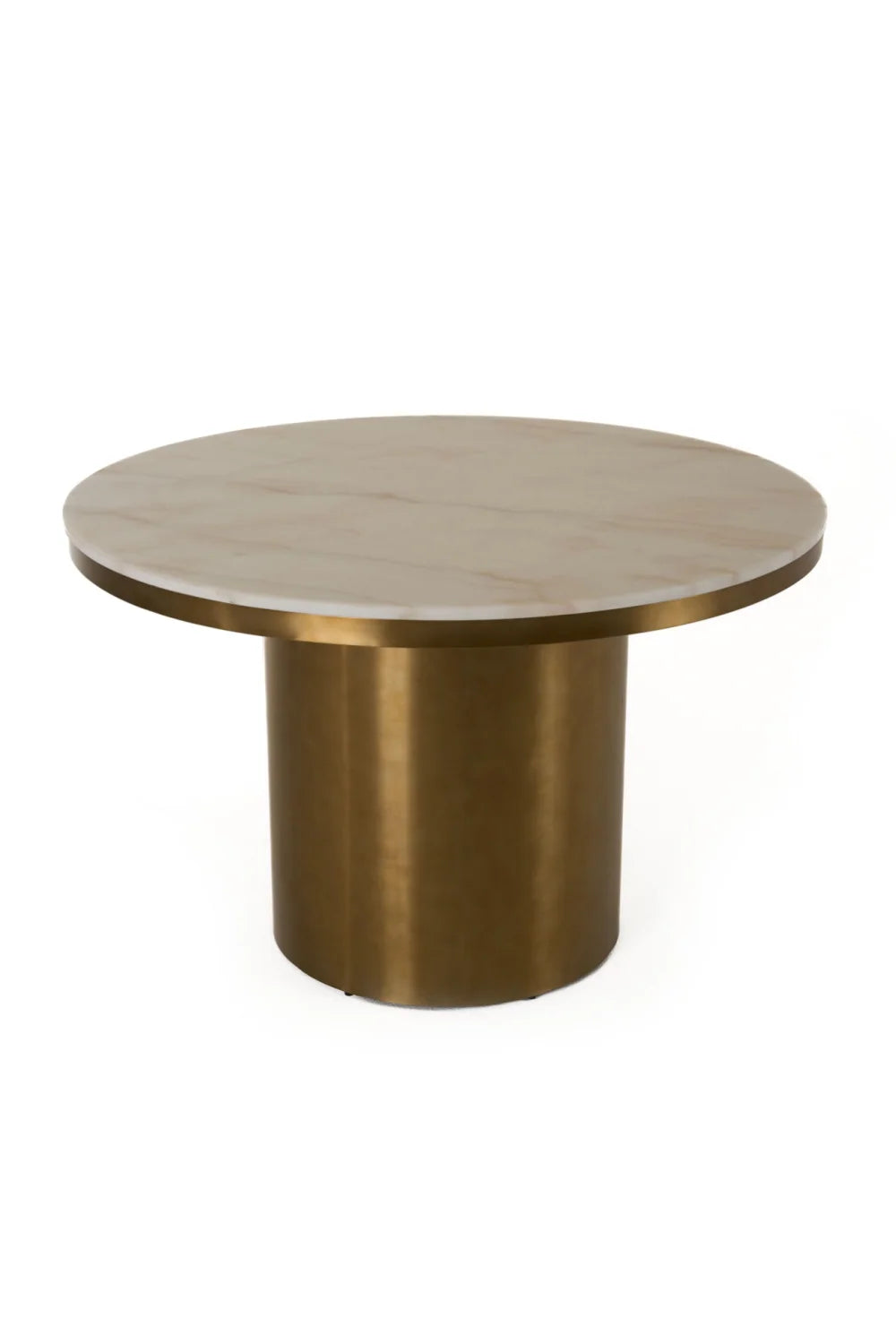 Luxury Rocky White Marble Dining Table Modern Italian Style for Villa