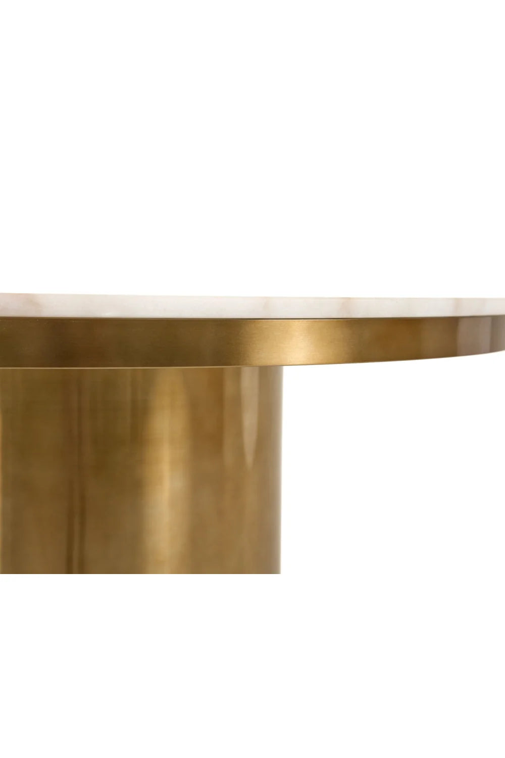 Luxury Rocky White Marble Dining Table Modern Italian Style for Villa