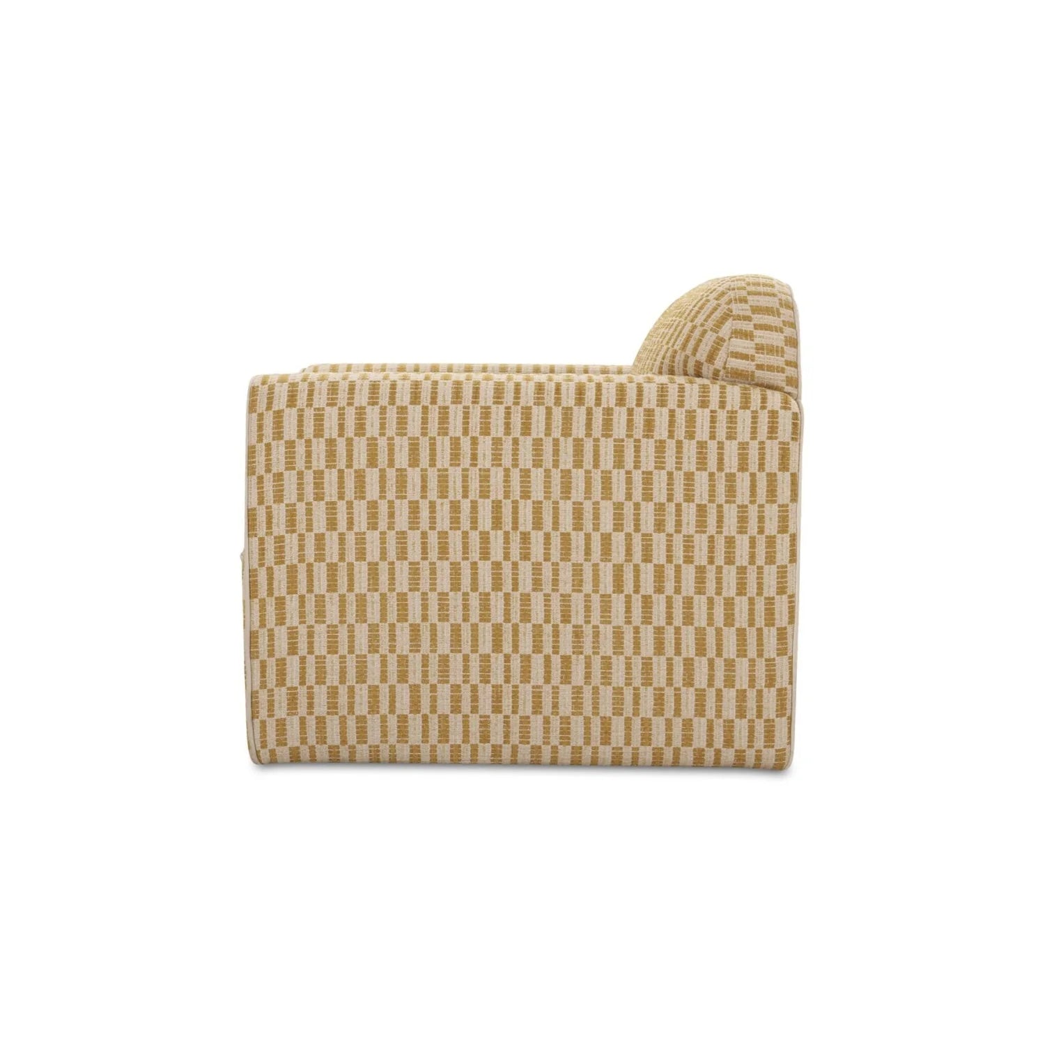 Luxury Rolled-Arm Accent Chair Modern Italian Style for Villa