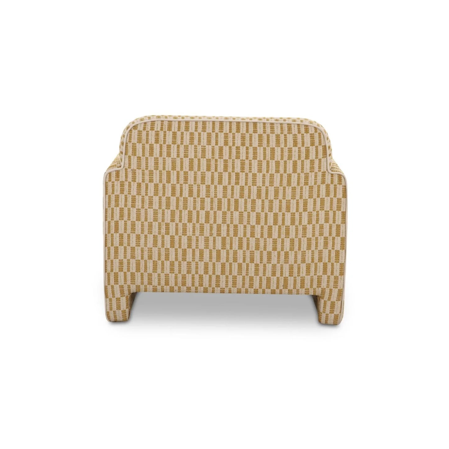 Luxury Rolled-Arm Accent Chair Modern Italian Style for Villa