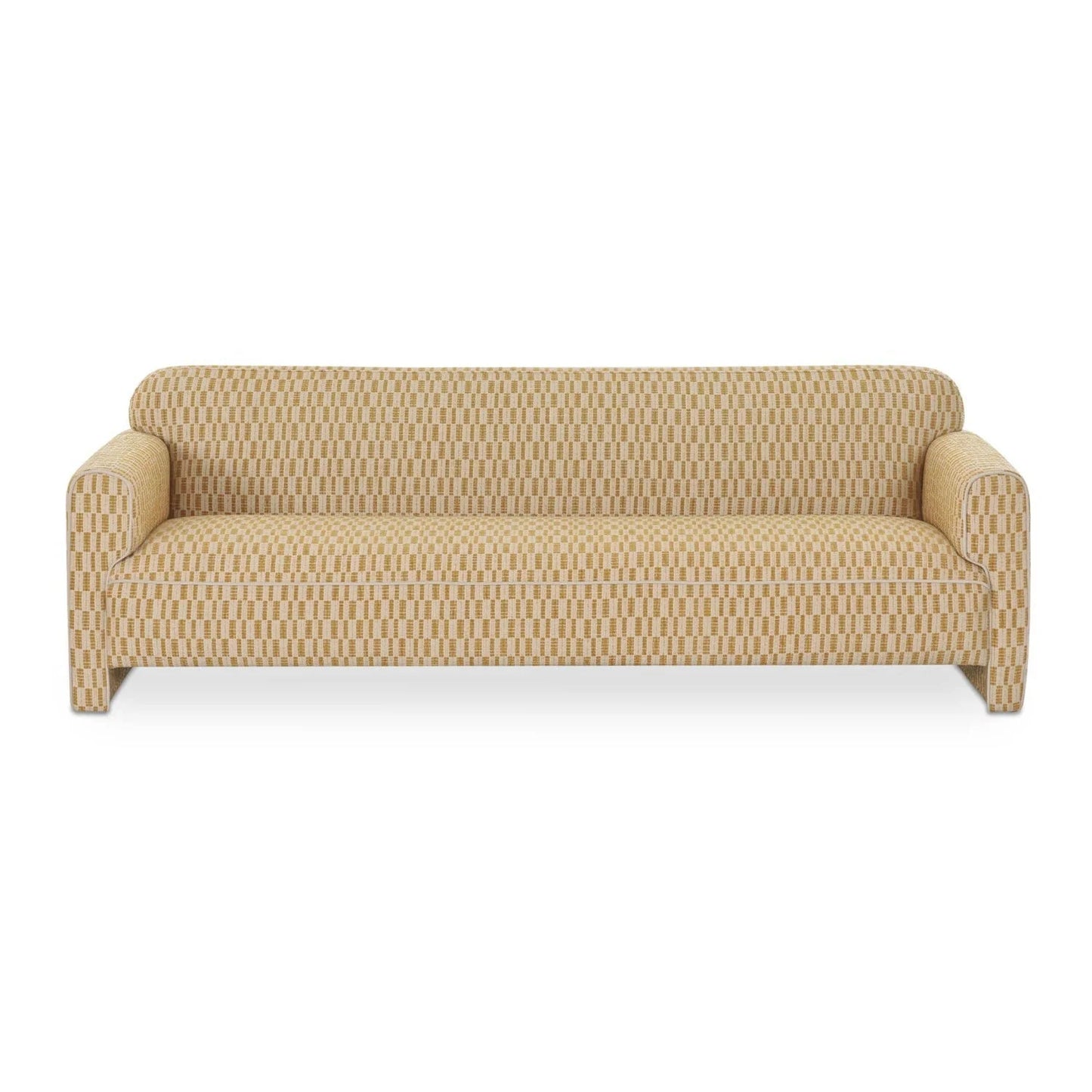 Luxury Rolled Arm Fabric Sofa Modern Italian Style for Villa