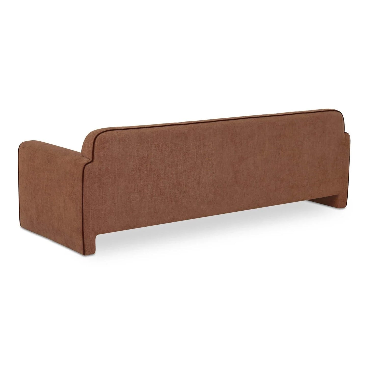 Luxury Rolled Arm Fabric Sofa Modern Italian Style for Villa