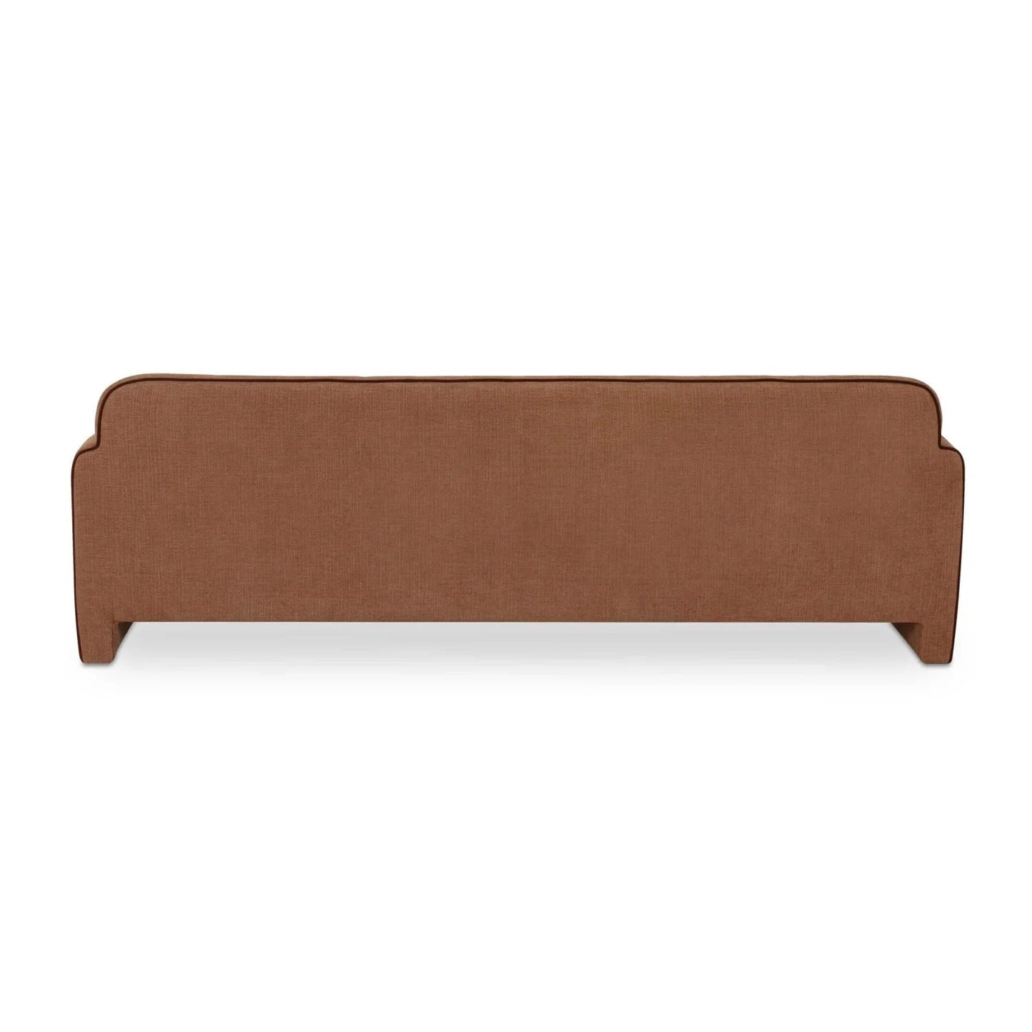 Luxury Rolled Arm Fabric Sofa Modern Italian Style for Villa