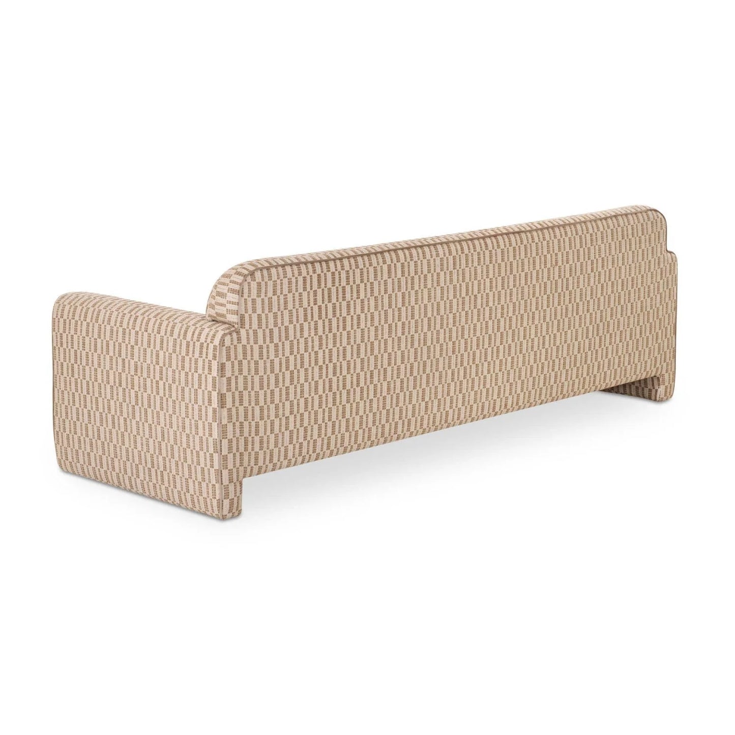 Luxury Rolled Arm Fabric Sofa Modern Italian Style for Villa