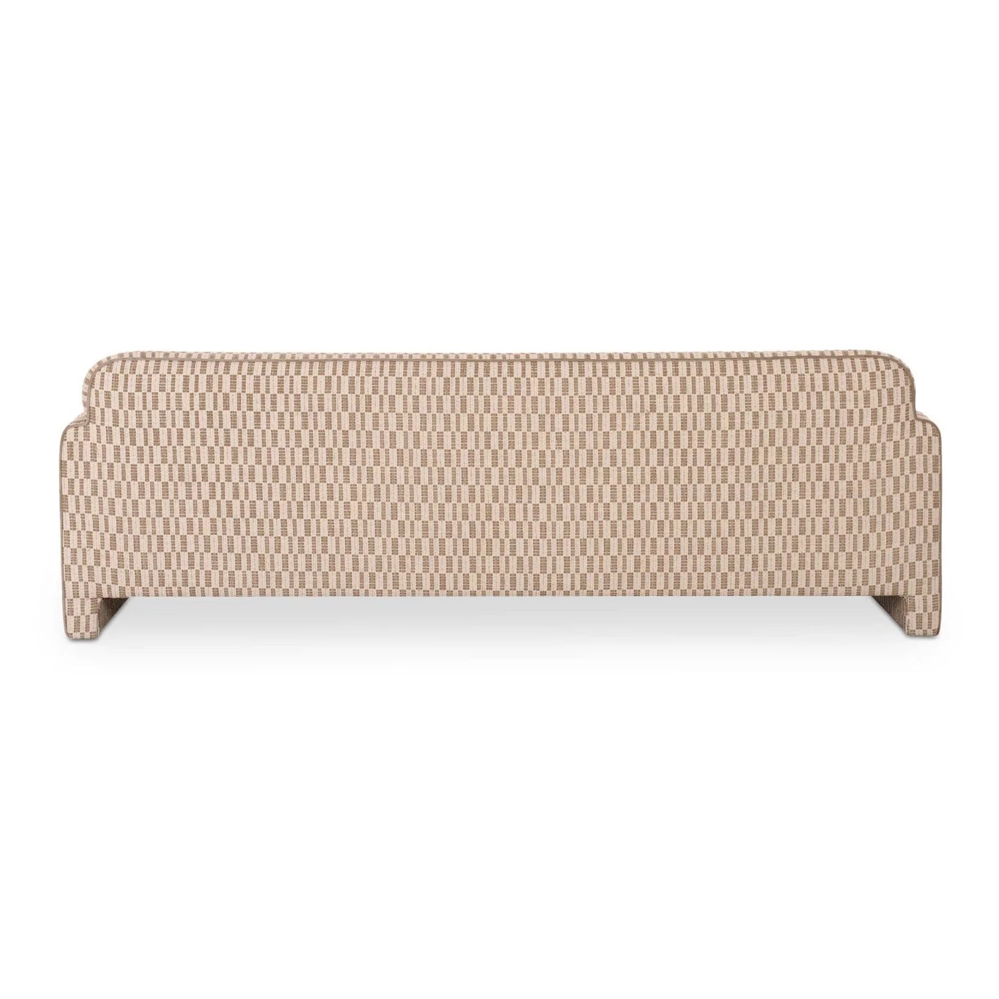 Luxury Rolled Arm Fabric Sofa Modern Italian Style for Villa