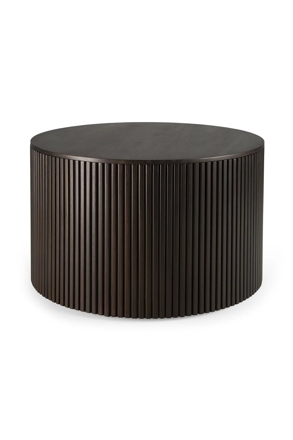 Luxury Roller Max Round Wood Storage Coffee Table Modern Italian Style for Villa