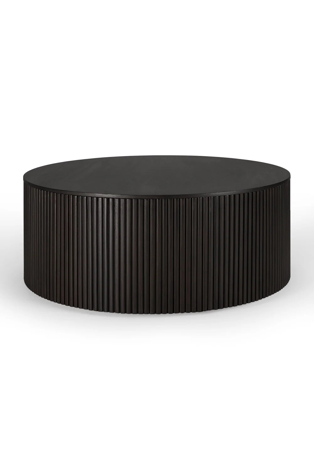 Luxury Roller Max Round Wood Storage Coffee Table Modern Italian Style for Villa