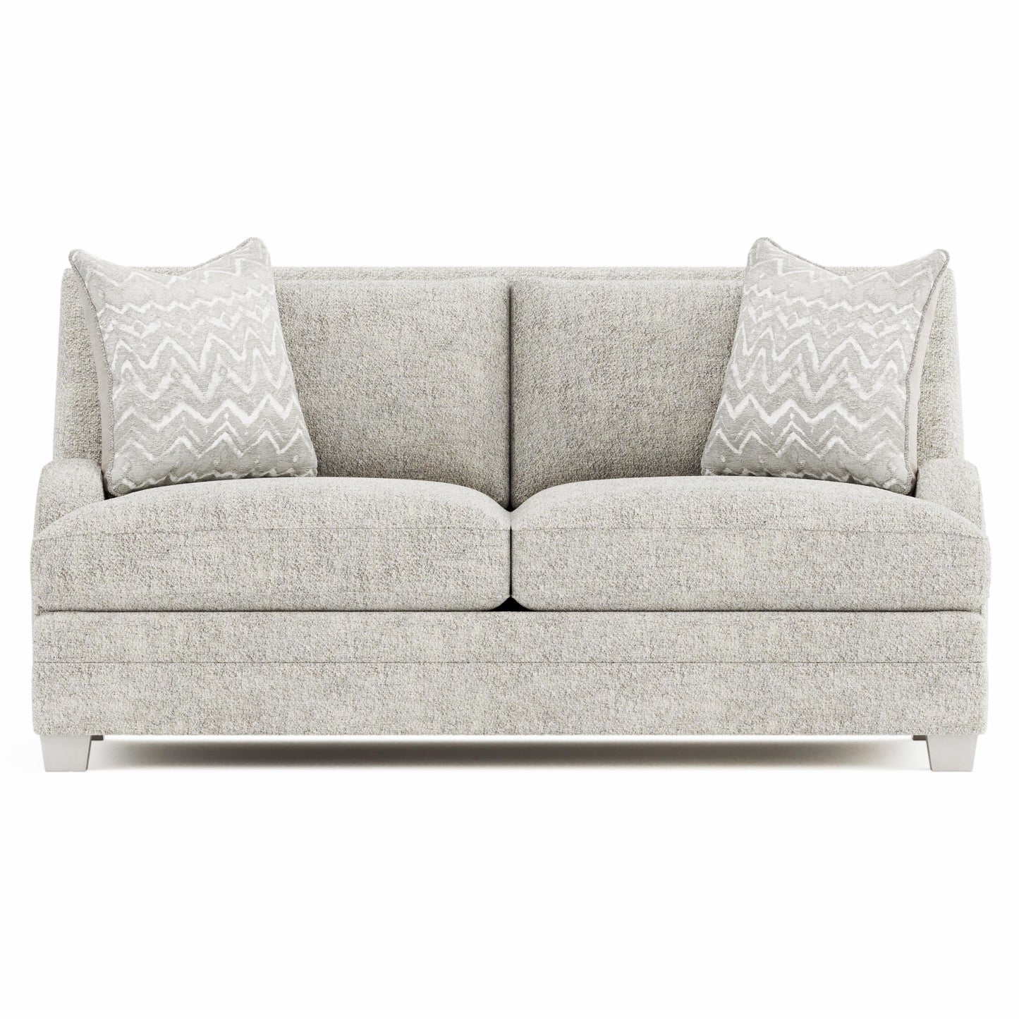 Luxury Rollins Fabric Loveseat Modern Italian Style for Villa
