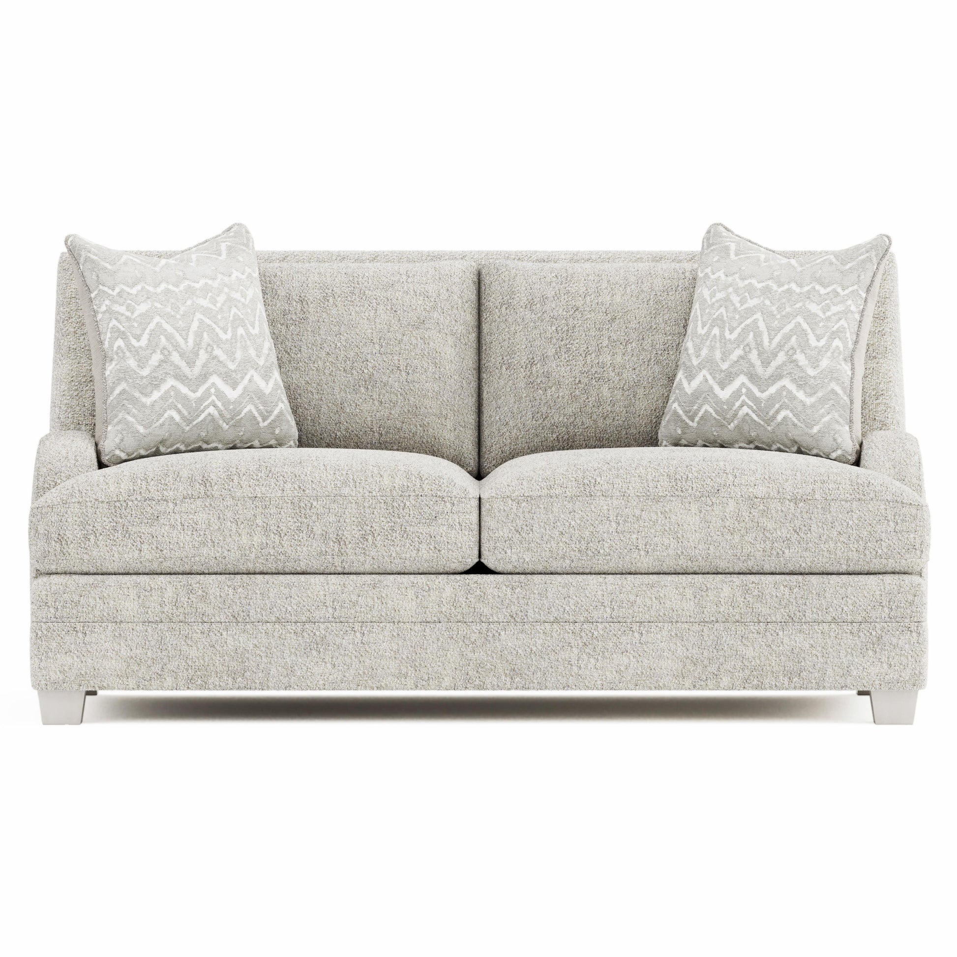 Luxury Rollins Fabric Loveseat Modern Italian Style for Villa