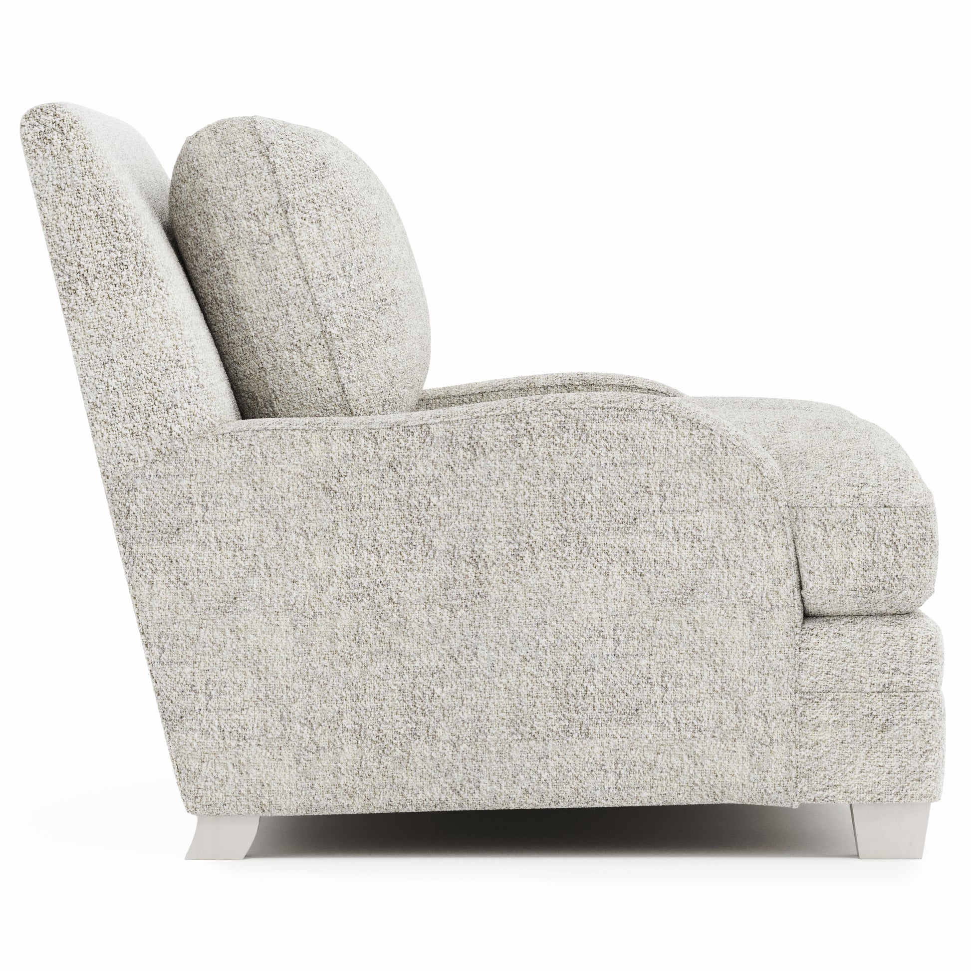 Luxury Rollins Fabric Loveseat Modern Italian Style for Villa