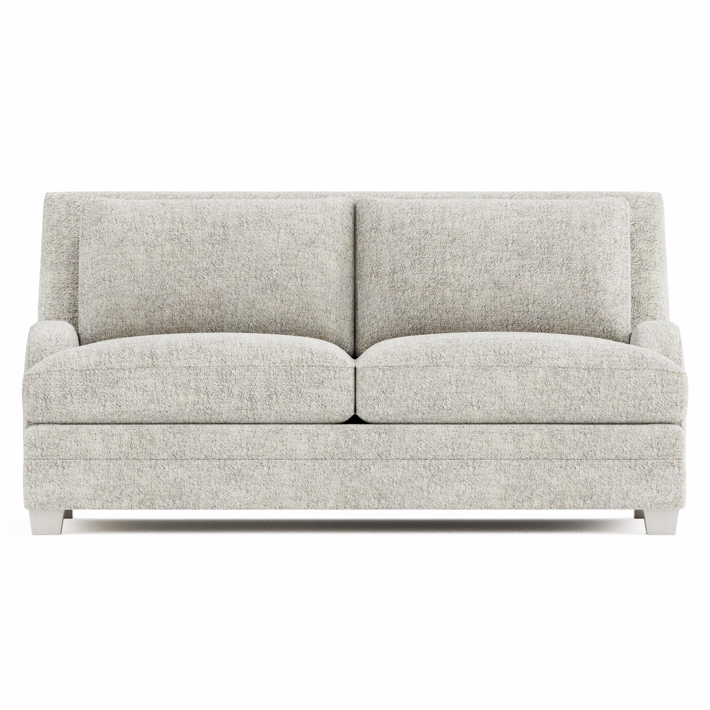 Luxury Rollins Fabric Loveseat Modern Italian Style for Villa
