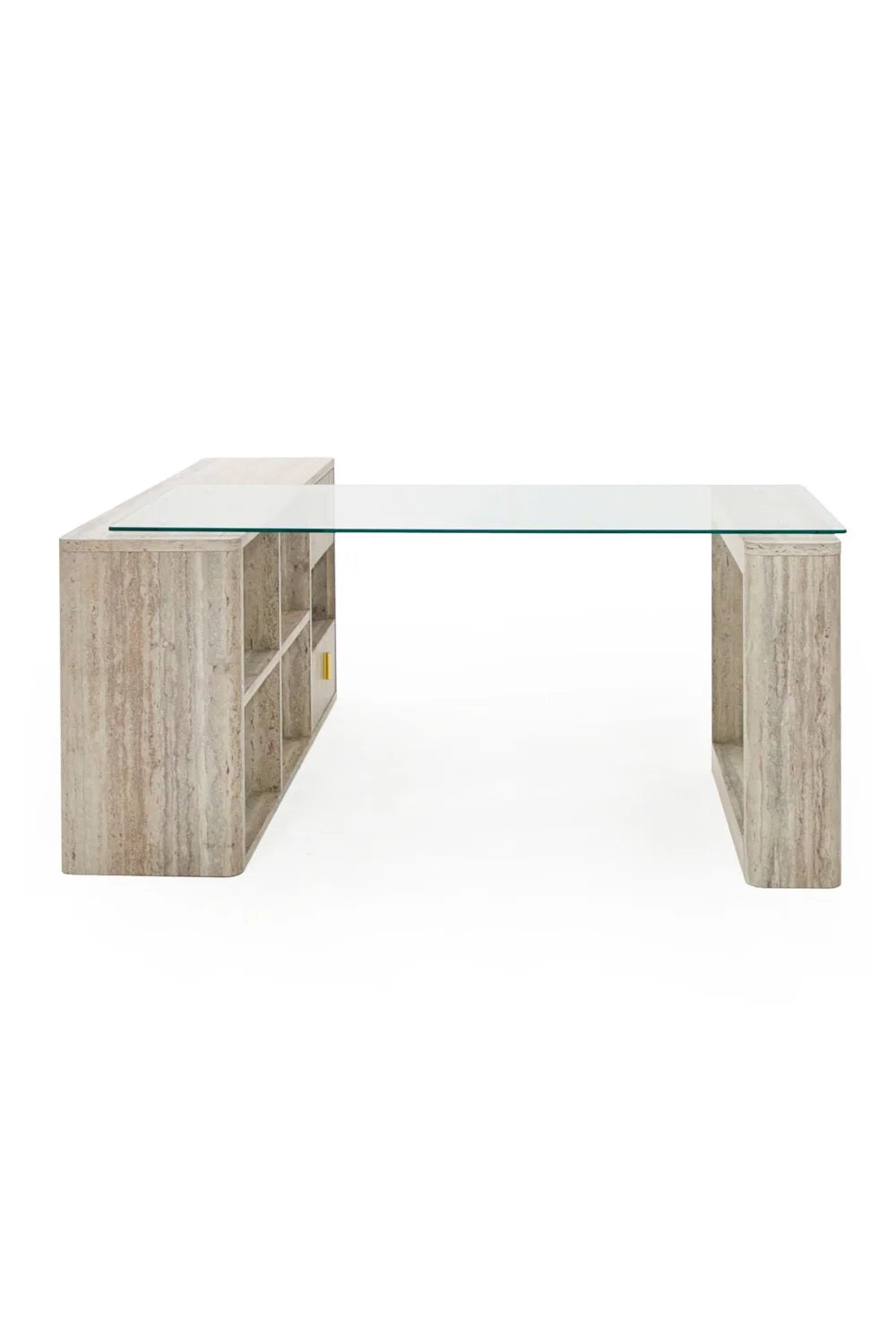 Luxury Roma Travertine Style Modern Desk European Style for Villa
