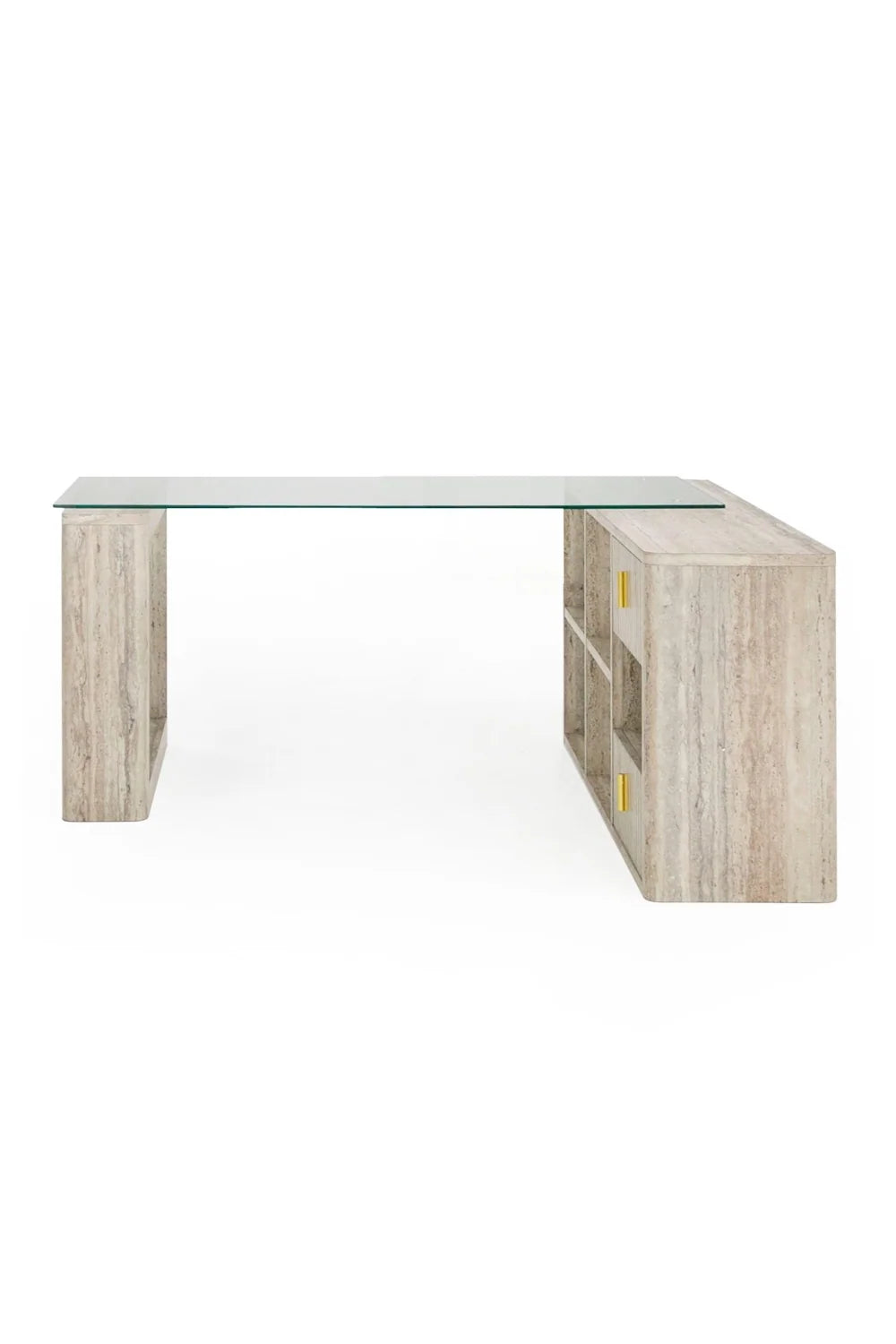 Luxury Roma Travertine Style Modern Desk European Style for Villa