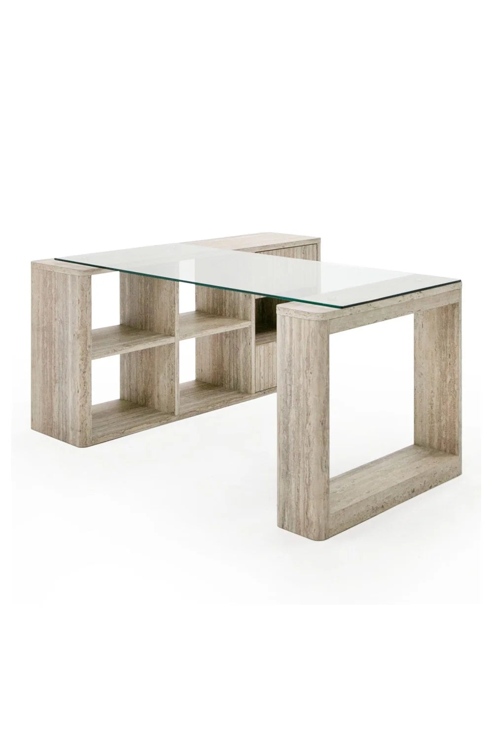 Luxury Roma Travertine Style Modern Desk European Style for Villa