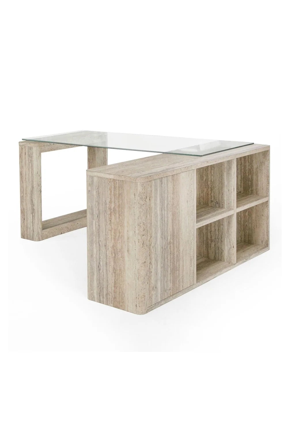 Luxury Roma Travertine Style Modern Desk European Style for Villa