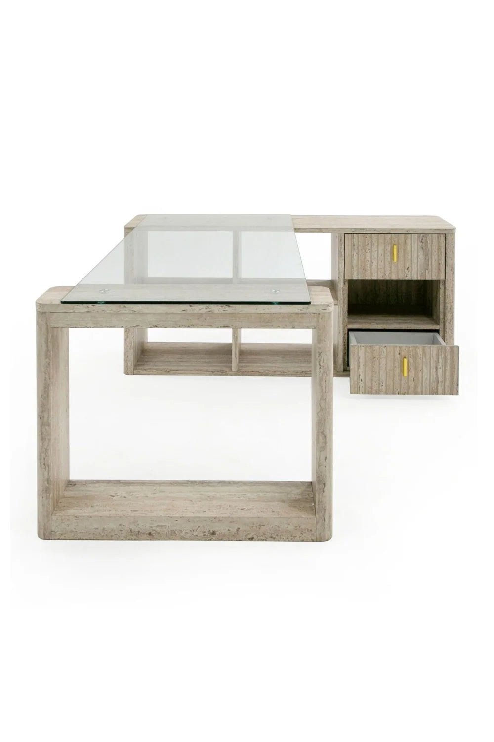 Luxury Roma Travertine Style Modern Desk European Style for Villa