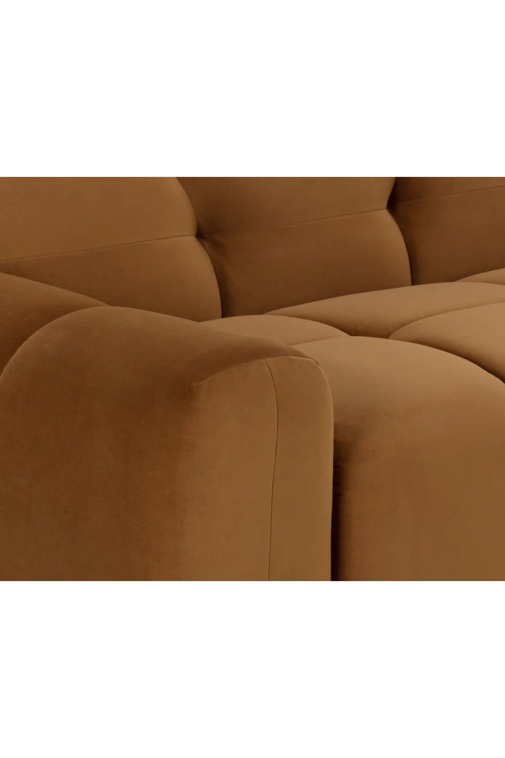 Luxury Romy Fabric Tufted Sofa Modern Italian Style for Villa