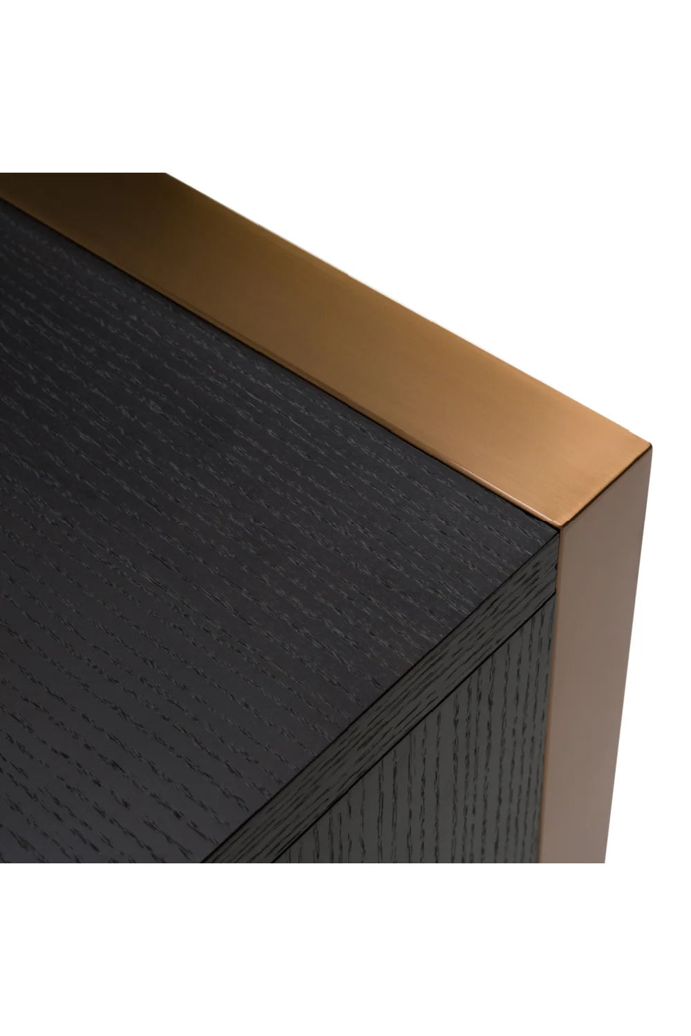 Luxury Rose Gold 3-Drawer Modern Desk European Style for Villa
