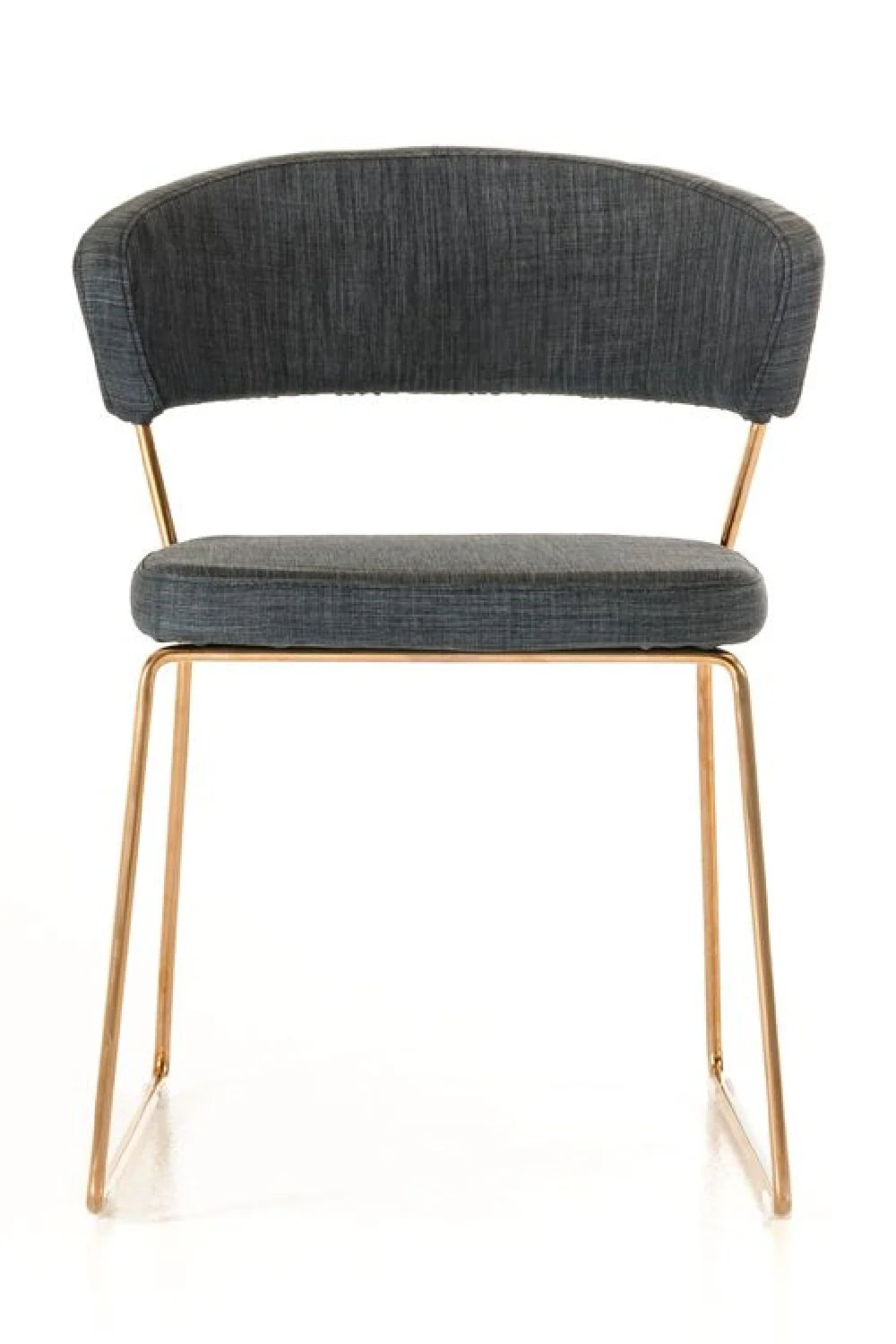 Luxury Rose Gold Modern Dining Chair European Style for Villa