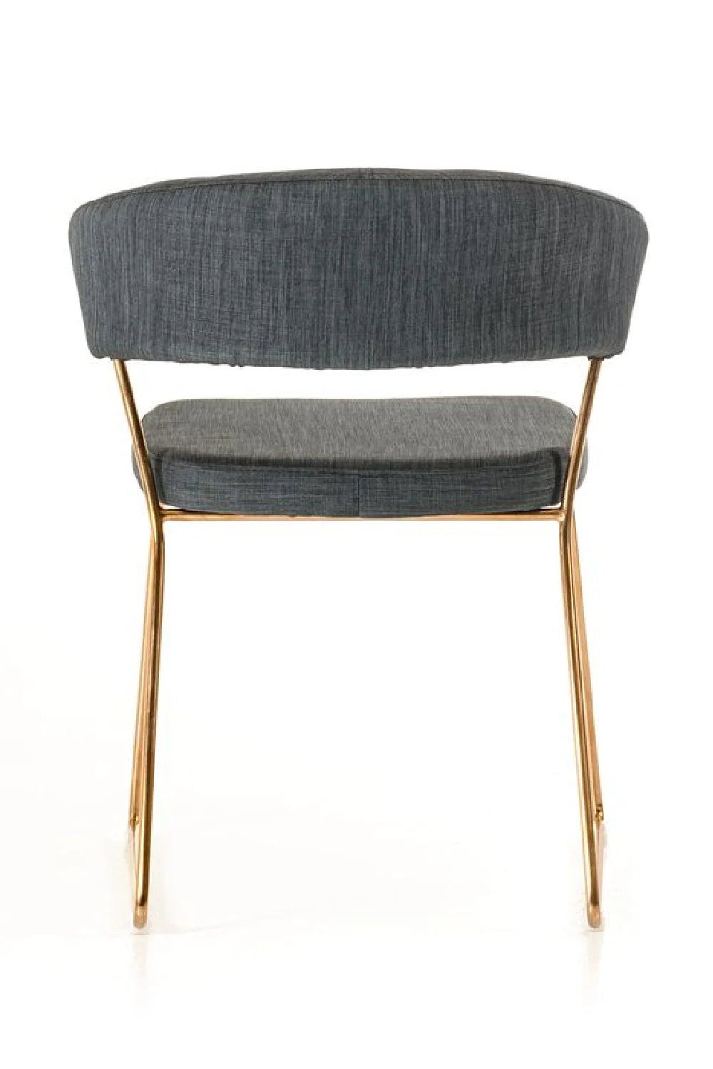 Luxury Rose Gold Modern Dining Chair European Style for Villa