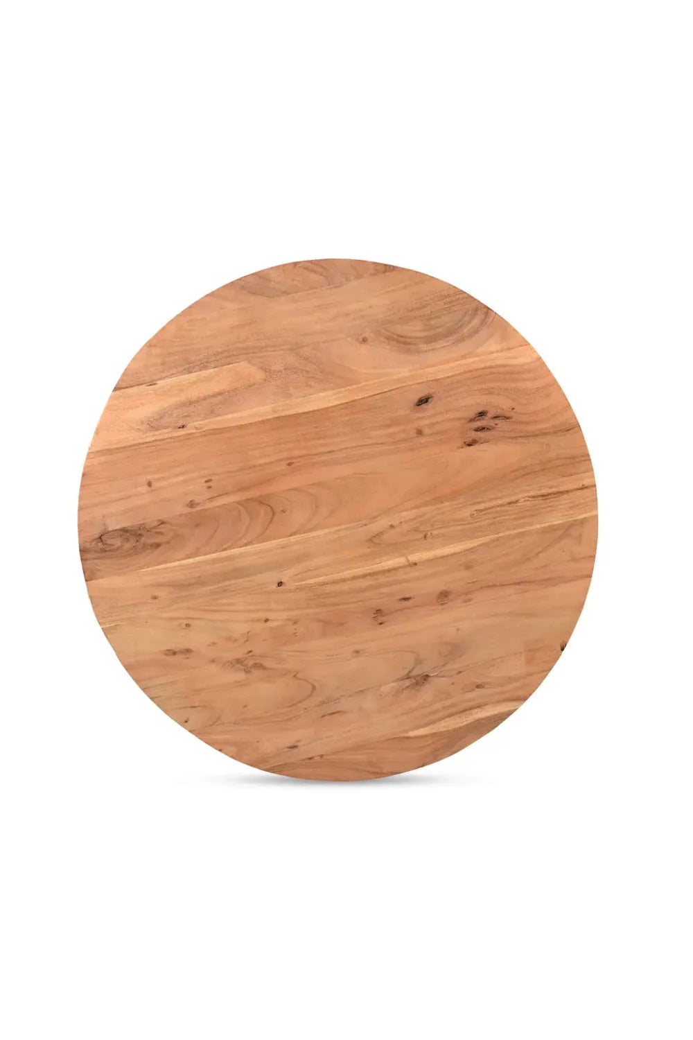 Luxury Round Acacia Storage Coffee Table Modern Italian Style for Villa