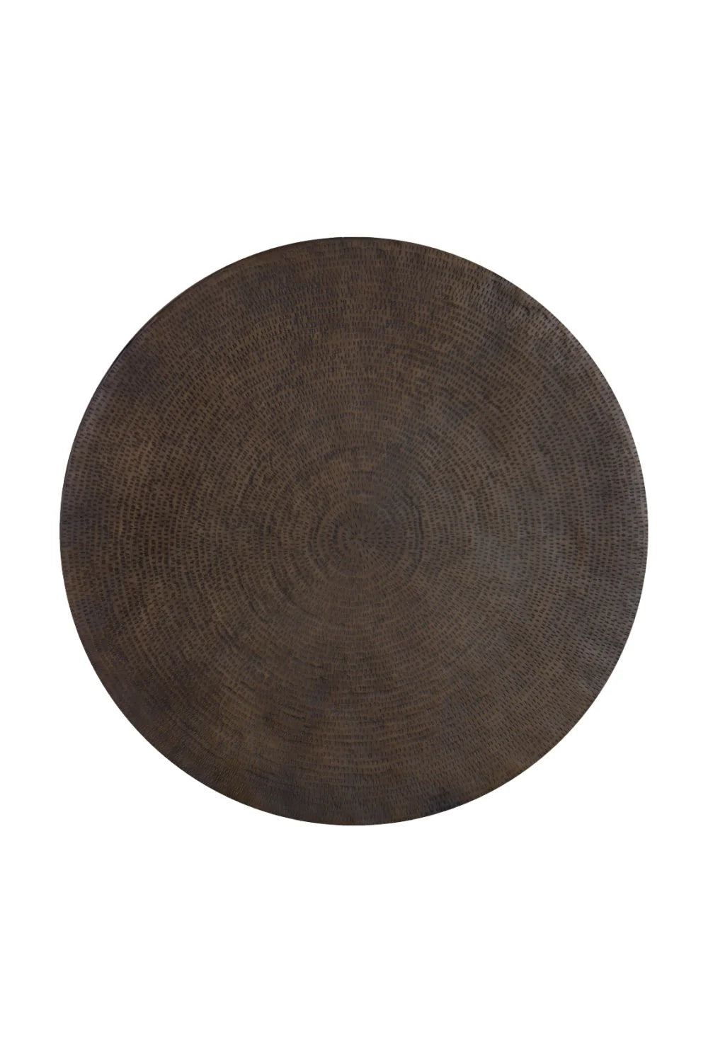Luxury Round Antique Bronze Coffee Table Modern Italian Style for Villa