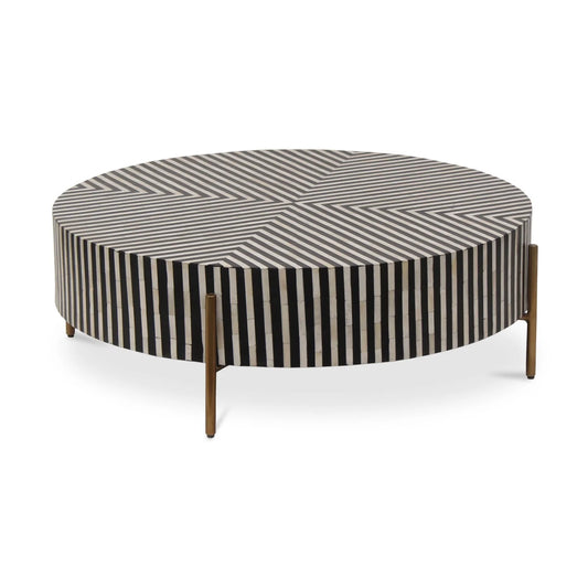 Luxury Round Art Deco Coffee Table Modern Italian Style for Villa