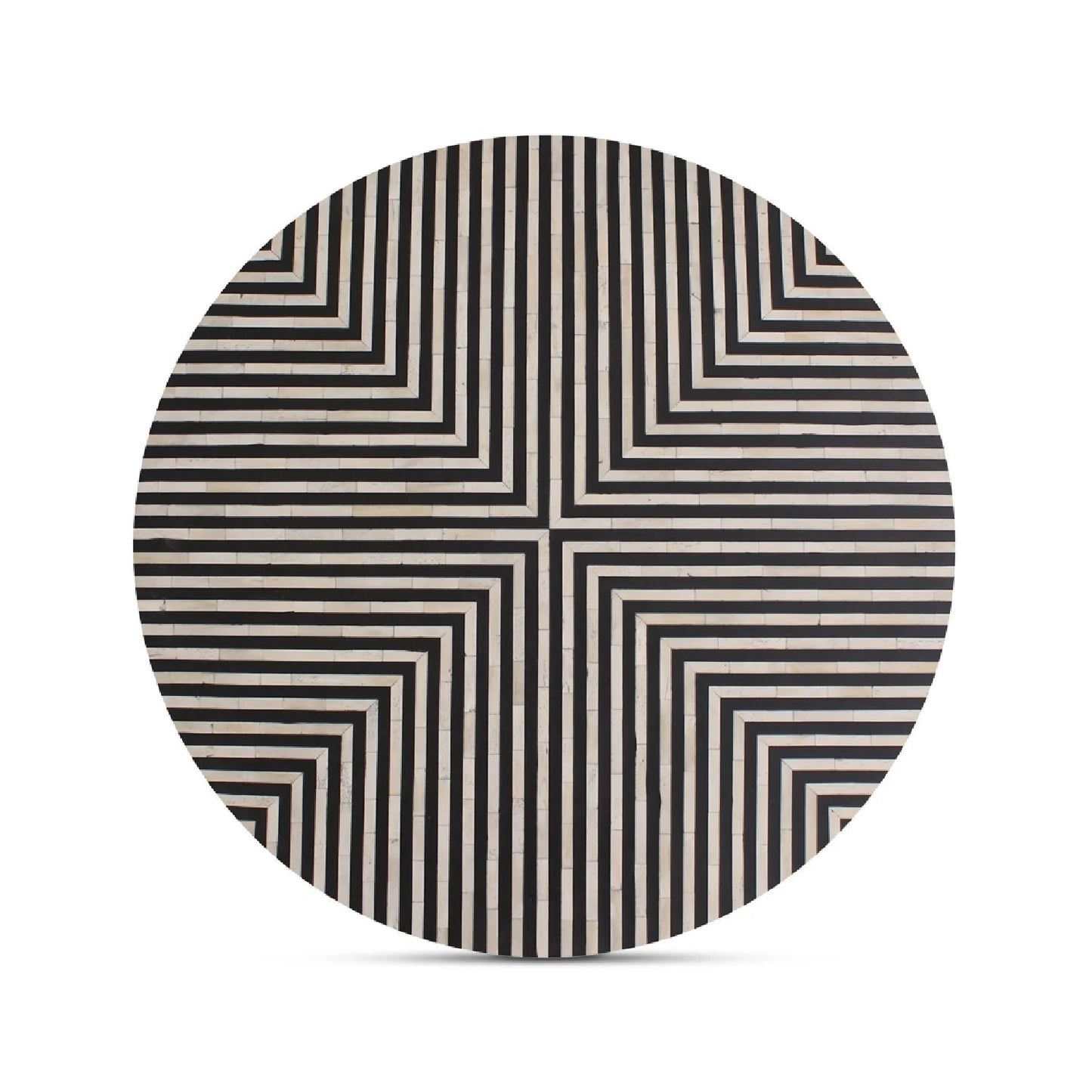 Luxury Round Art Deco Coffee Table Modern Italian Style for Villa