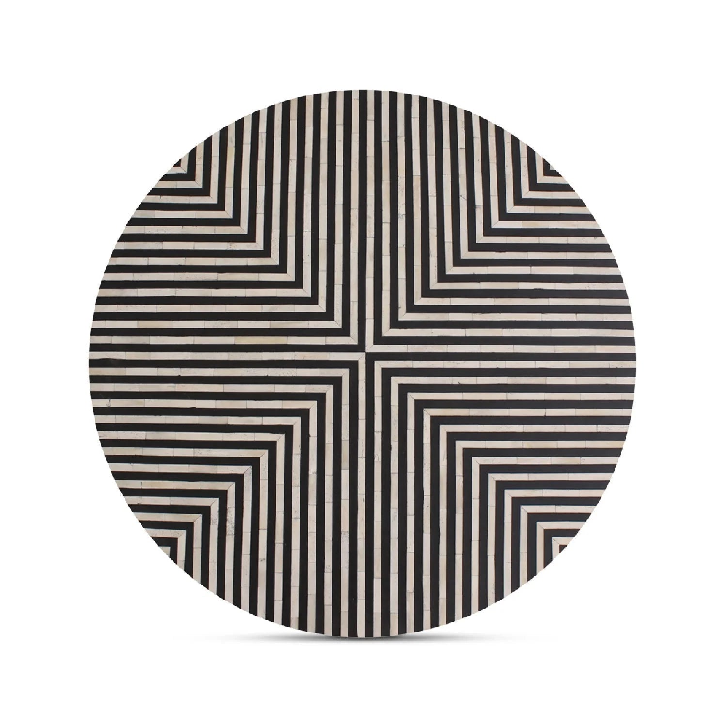 Luxury Round Art Deco Coffee Table Modern Italian Style for Villa