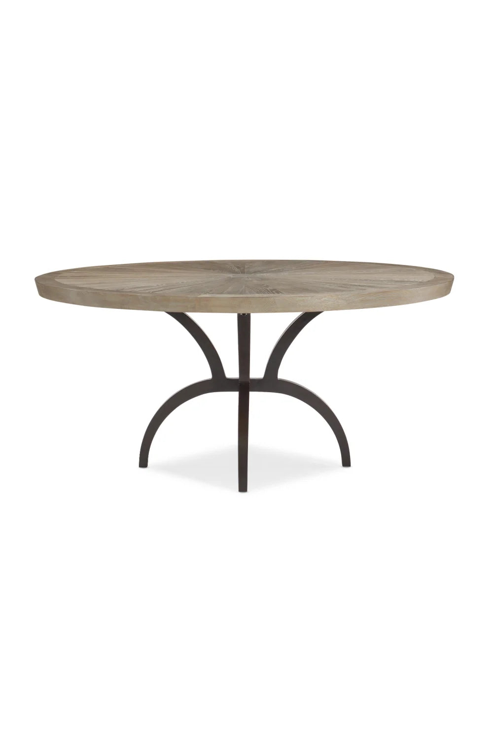Luxury Round Ash Dining Table Modern Italian Style for Villa