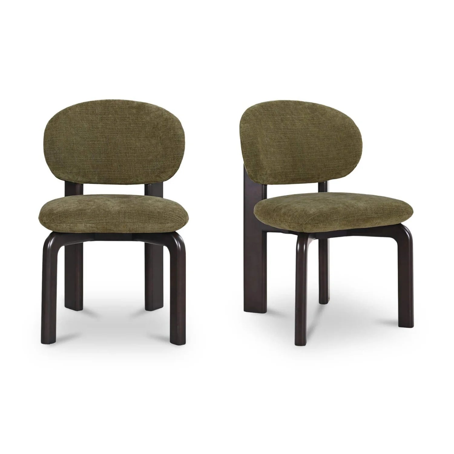 Luxury Round-Back Modern Dining Chair European Style for Villa