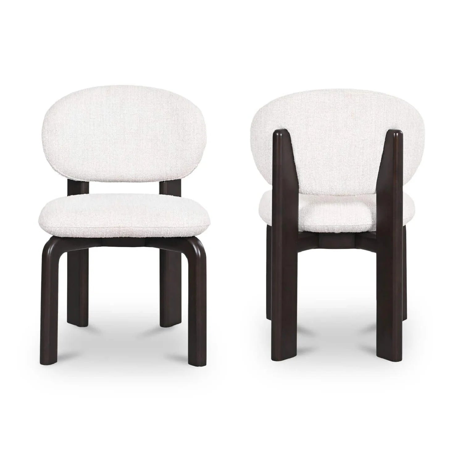 Luxury Round-Back Modern Dining Chair European Style for Villa