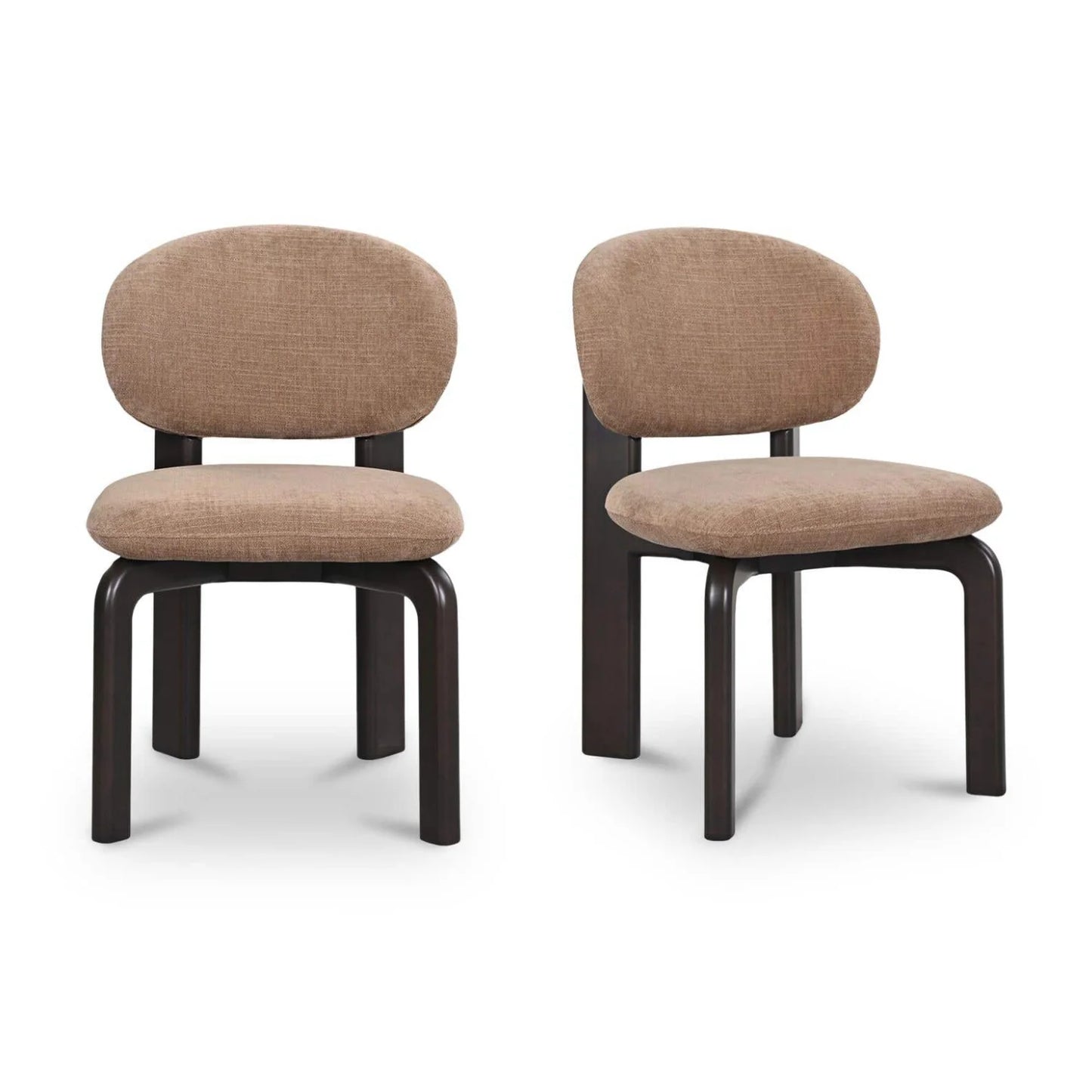 Luxury Round-Back Modern Dining Chair European Style for Villa
