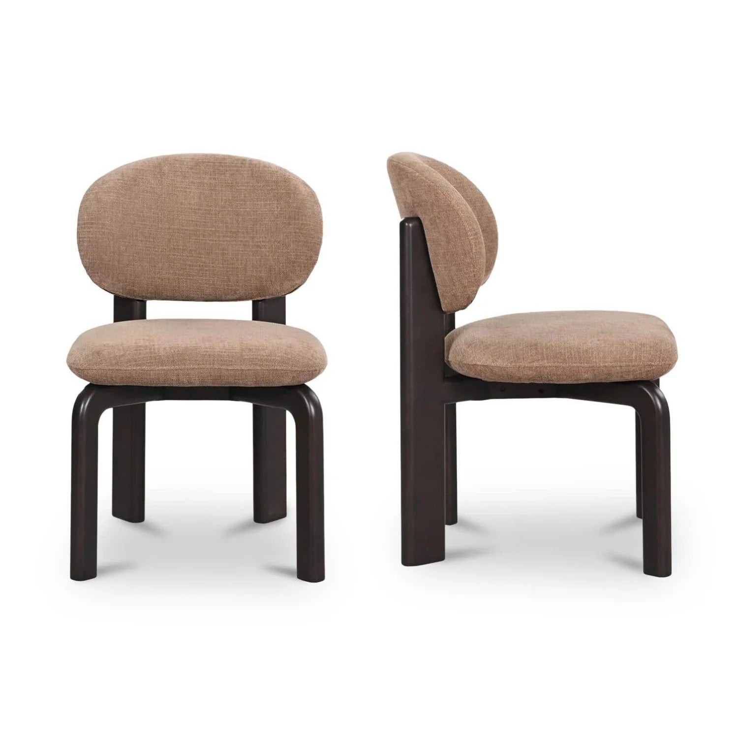 Luxury Round-Back Modern Dining Chair European Style for Villa