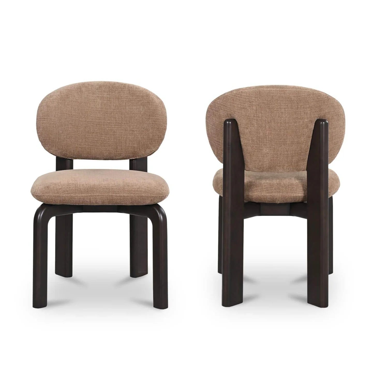 Luxury Round-Back Modern Dining Chair European Style for Villa