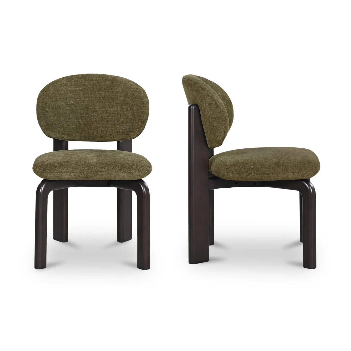 Luxury Round-Back Modern Dining Chair European Style for Villa