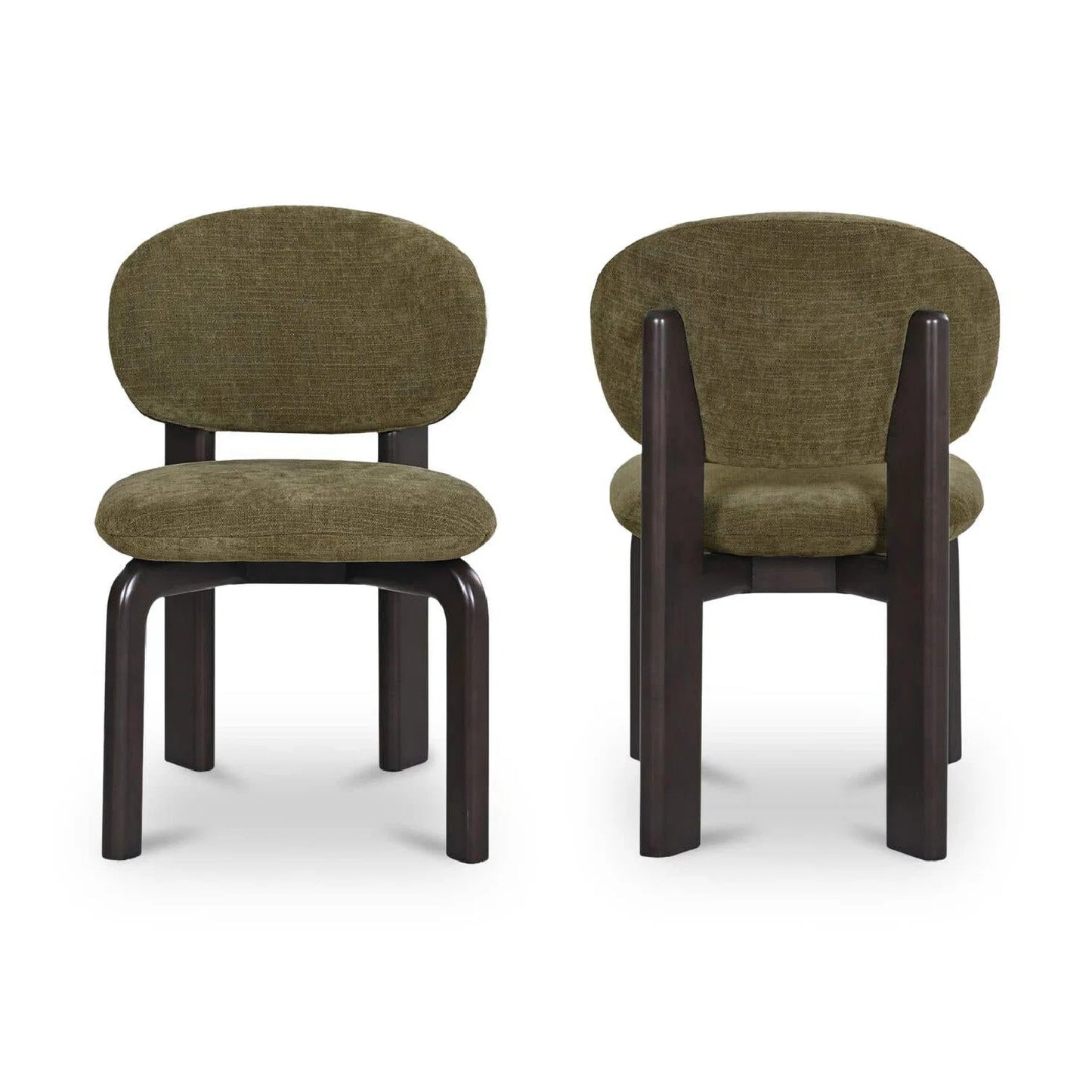 Luxury Round-Back Modern Dining Chair European Style for Villa