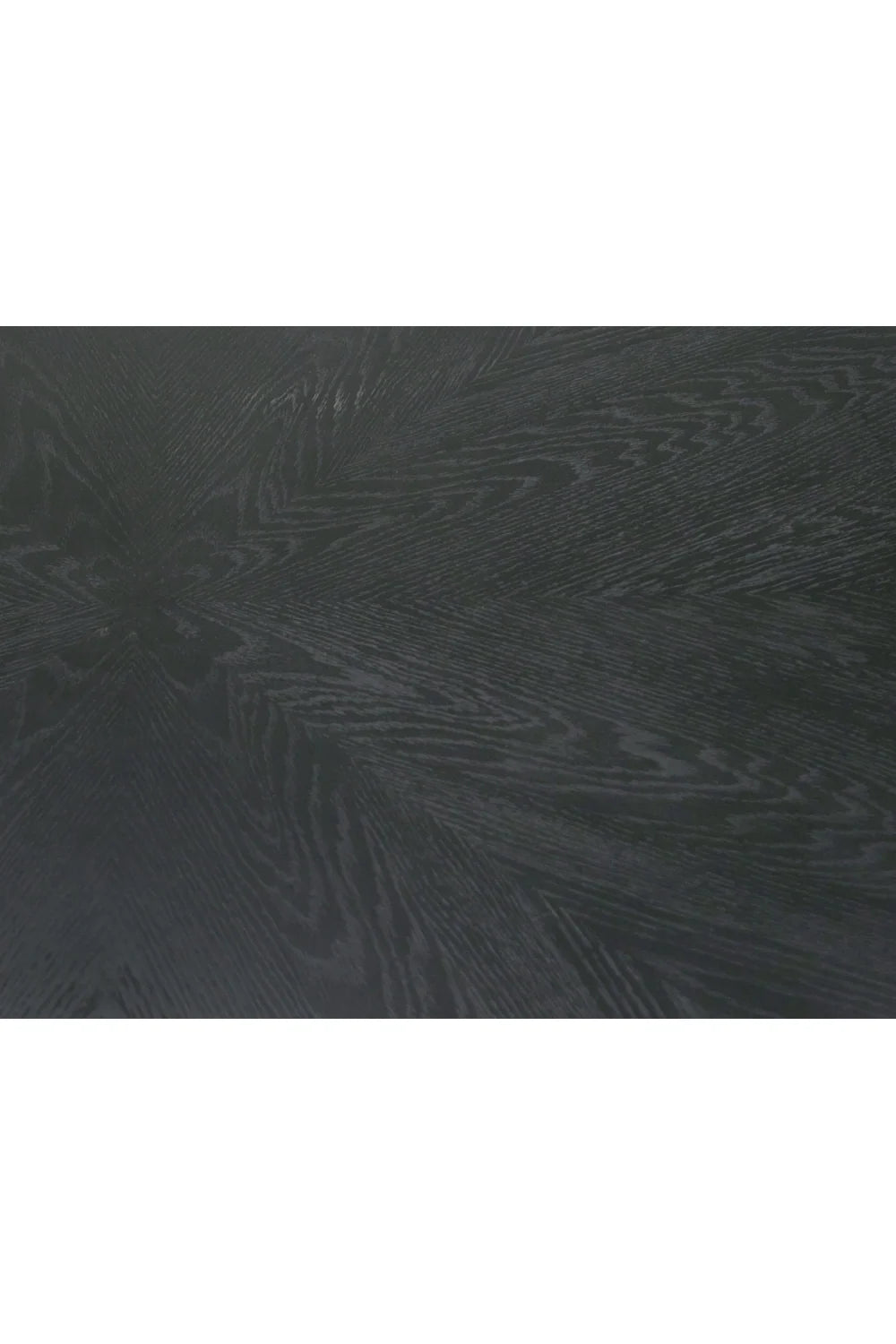 Luxury Round Black Oak Dining Table Modern Italian Style for Villa